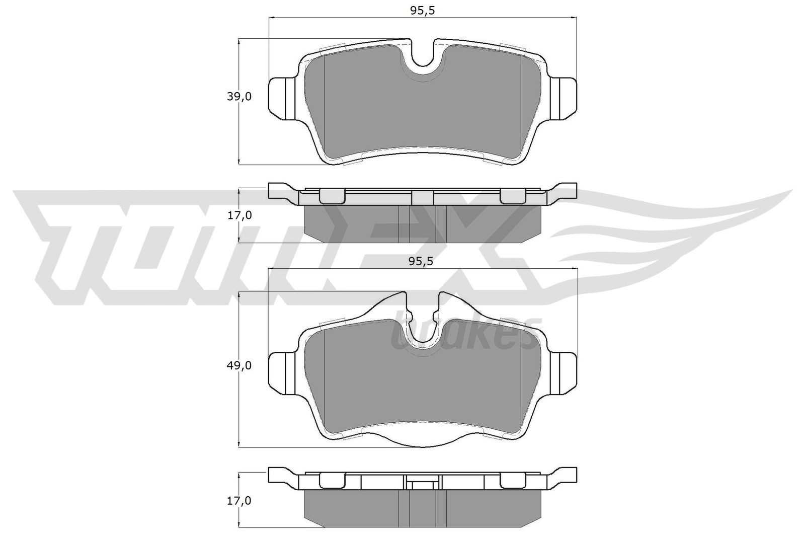 TOMEX Brakes TX 16-05 Sada...